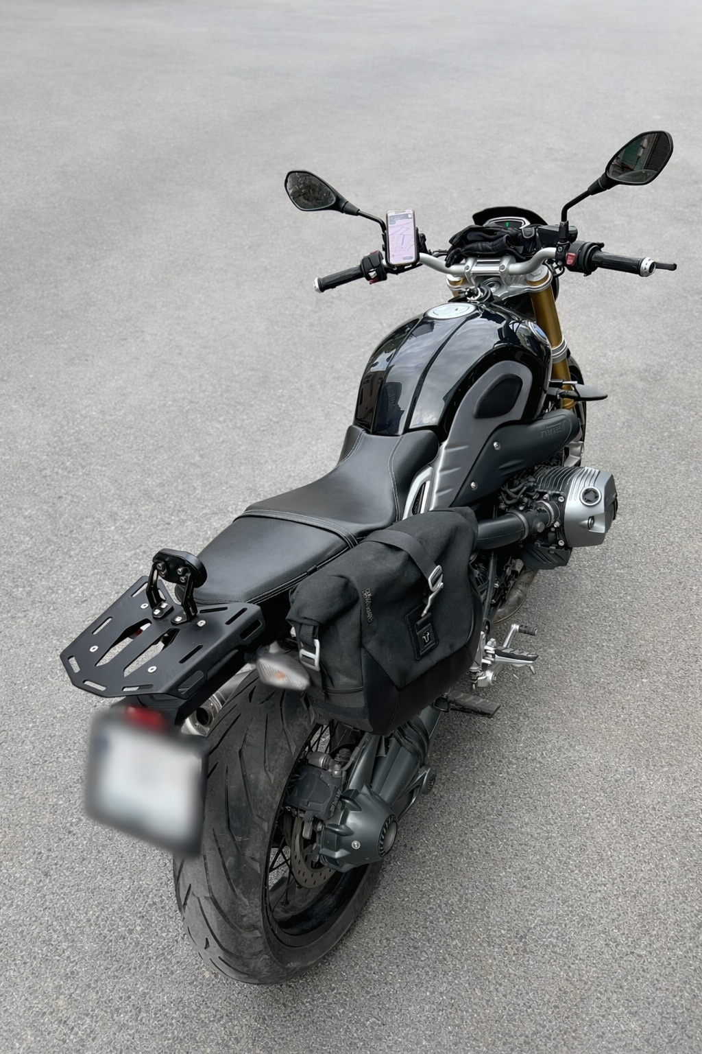 BMW R Nine T Rear Rack & Sissy Bar